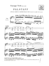 Sul Fil d'un Soffio Etesio. Falstaff - VERDI - Partition - Opéras